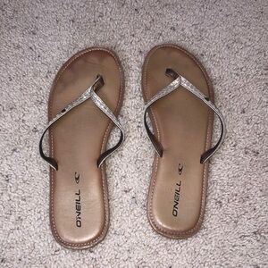 O’Neill brown sandals size 8